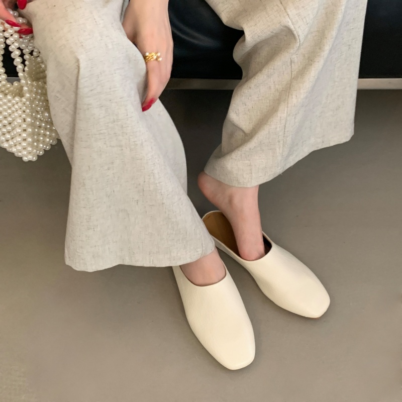 Baotou Mule Slippers Women Summer 2026 Spring Autumn New One-Step Soft Sole Comfort Casual Shoes - Image 2